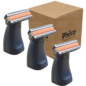 Kit 3 Lâmina Aparador Pelos Philco Easyblade PAP06 PAP09