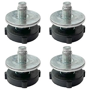 Kit 4 Pé Nivelador Lava e Seca Philco PLR12B PLS12B