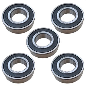 Kit 5 Rolamento Inferior Lavadora Electrolux Lm06 Top8 6205