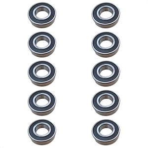 Kit 10 Rolamento Inferior Lavadora Electrolux Lm06 Top8 6205