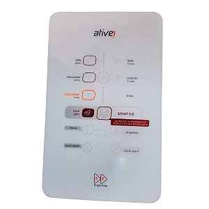Painel Geladeira Brastemp Ative Bre50 Bre50n Bre51n