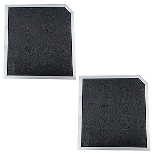 Kit 2 Filtro Carvão Ativado Coifa Fischer Talent 60 Cm