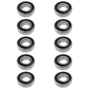 Kit 10 Rolamento 6205-2RS Para Lavadora Electrolux LF90 LF10