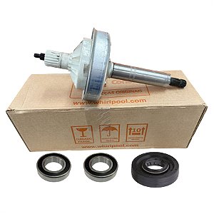 Kit Mecanismo + Rolamento Lavadora Brastemp BWJ09 BWS09 BW17