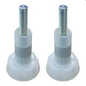 Kit 2 Pé Nivelador Geladeira Freezer Electrolux DC33 DW42X