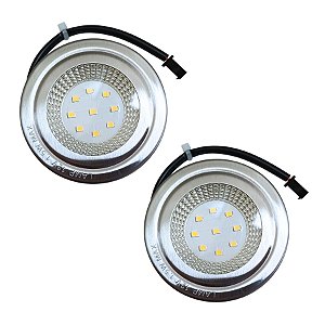 Kit 2 Soquete Lâmpada Led Coifa Philco Inox PCO60I PCO90I