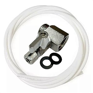 Kit Mangueira + Válvula Adaptador Conector para Purificador