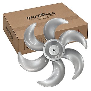 Hélice Cinza 6 Pás Ventilador Philco PVT40 PVT400AZE PVT400P