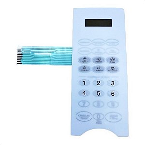 Membrana Adesivo Teclado Do Microondas Midea Mm20el1vwc