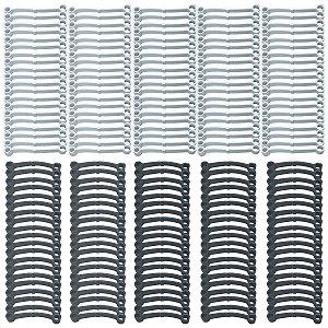 Kit 100 Tirantes Pretos 100 Brancos Lavadora Brastemp Consul