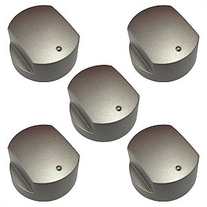 Kit 5 Botão Manípulo Cooktop Brastemp BDK75 BDK90 BDK60
