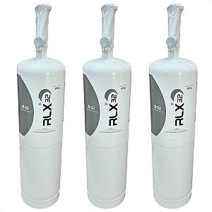 Kit 3 Fluído Refrigerante R32 Para Ar Condicionado 650g