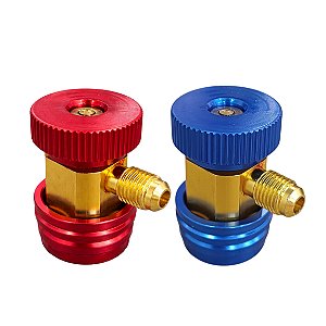 Kit Engate Rápido Manifold Automotivo 1/4 R134A Baixa / Alta