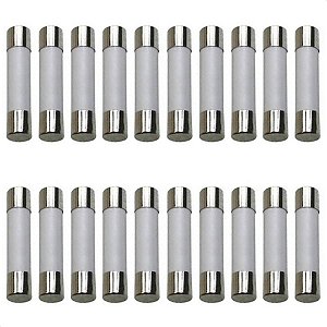 Kit 20 Fusível Para Microondas Electrolux Brastemp 20a 3cm