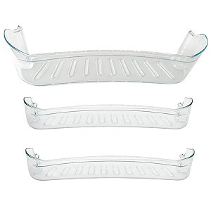 Kit 3 Prateleiras Acrílico Da Porta Geladeira Consul CRA30F