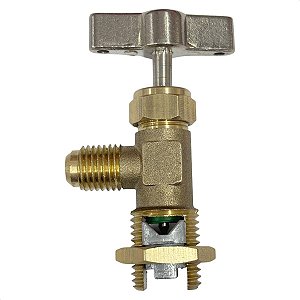 Válvula Perfuradora para Tubos de 3/16" A 3/8" Refrigeração