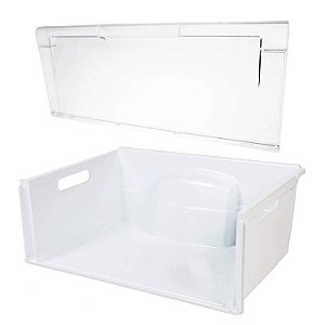 Kit Gaveta Legumes Completa Geladeira Brastemp BRE50 BRE51