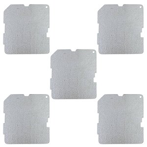Kit 5 Placa De Mica Microondas Brastemp BMS45 BMF45 BMK45