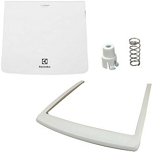 Kit Moldura Vidro e Pino da Tampa Lavadora Electrolux LT12B