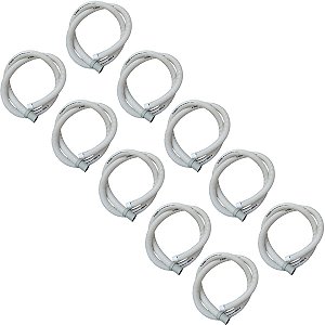 Kit 10 Mangueira Drenagem Saída de Água Lavadora Arno 1,30m