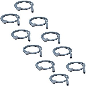 Kit 10 Mangueira Saída de Água para Lavadora Mueller 1,85m