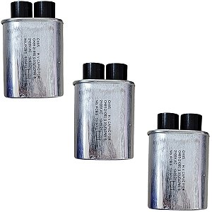 Kit 3 Capacitor Microondas Electrolux 0.90uf 2100Va Polo 5mm