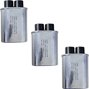 3 Capacitor Microondas Brastemp Consul 0.80uf 2100vac 4.8mm