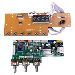Placa Principal + Display Caixa Amplificadora Mondial CM-700