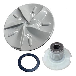 Kit Agitador Cinza + Cubo Lavadora Tanquinho Britânia 10Kg