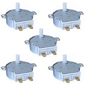 Kit 5 Motor do Prato para Microondas Fischer 127v