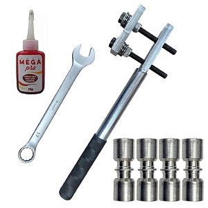 Alicate Lokring + Chave + Cola + 4 Juntas 5/16 x 5/16