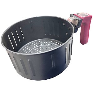 Cesto Fritadeira Air Fryer Philco PH3.2L Preto Cabo Vermelho