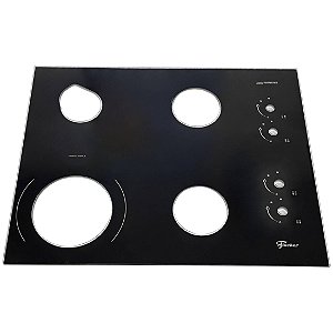 Mesa Vidro Tampo Fogão Cooktop Fischer 4 Bocas Tripla Chama