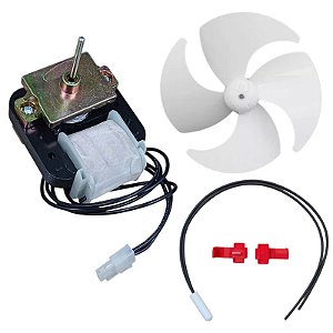Motor + Hélice + Sensor Geladeira Electrolux DF34 DF36 110V