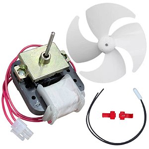 Motor + Hélice + Sensor Geladeira Electrolux DF37 DF38A 220V