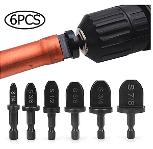 Kit Brocas Expansor Alargador Tubo De Cobre Ar Condicionado