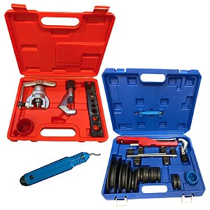 Flangeador + Curvador + Escareador Para Tubos Cobre 1/4-7/8