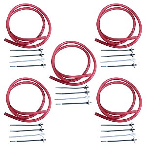 Kit 5 Mangueira Pressostato Lavadora Brastemp Consul BWC CWC