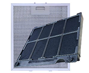 Filtro aluminio + carvão coifa brastemp ba190 ba290 ba390