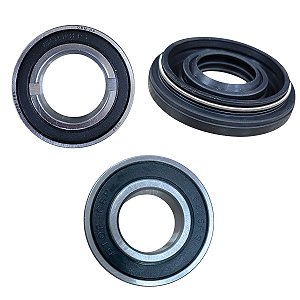 Retentor + Rolamentos Lavadora Electrolux Lte09 Ltr10 Ltc10