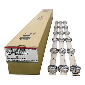Kit Régua LED TV LG 32LB550B 32LF565B 32LY340H AGF78400001