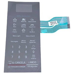 Membrana Display Microondas LG MS3095LR MFM63057003 Original