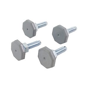 Kit 4 Pé Ajustável Lava E Seca LG CV9011EC4 WD-1485A WD10WP6