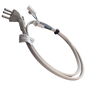 Cabo Tomada 16A 3P Lavadora Brastemp BWQ22 BWQ07 BWQ06 127V