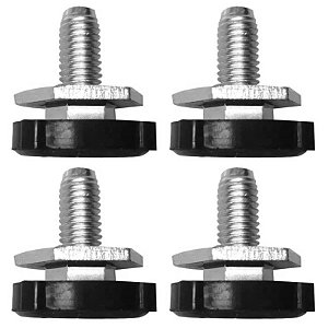 Kit 4 Pé Nivelador para Lava e Seca Samsung WD106UHS WD103U4