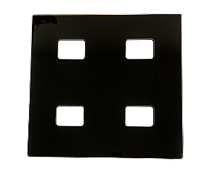 Mesa Vidro Para Fogão Esmaltec Caribe Glass 4 Bocas Original