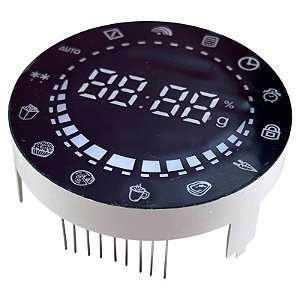 Display Redondo Tela LCD Para Microondas Philco PME31