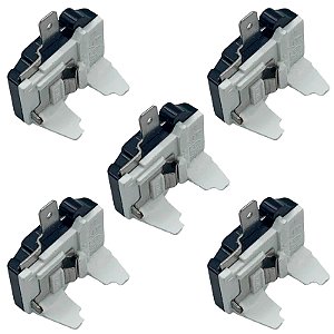 Kit 5 Protetor Térmico Compressor Geladeira Freezer 1/4