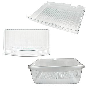 Kit Gavetas Legumes e Extra Frio Geladeira Consul CRA30