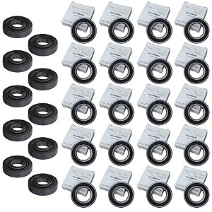 Kit 20 Rolamento 10 Retentor Lavadora Brastemp Consul Origin